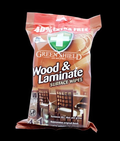 Green Shield Wood & Laminate 70 Wipes 12 Packs - Premium Quality Tissue Online - Product Image Green Shield Wood & Laminate 70 Wipes 12 Packs - Premium Quality Tissue Online - Product Image